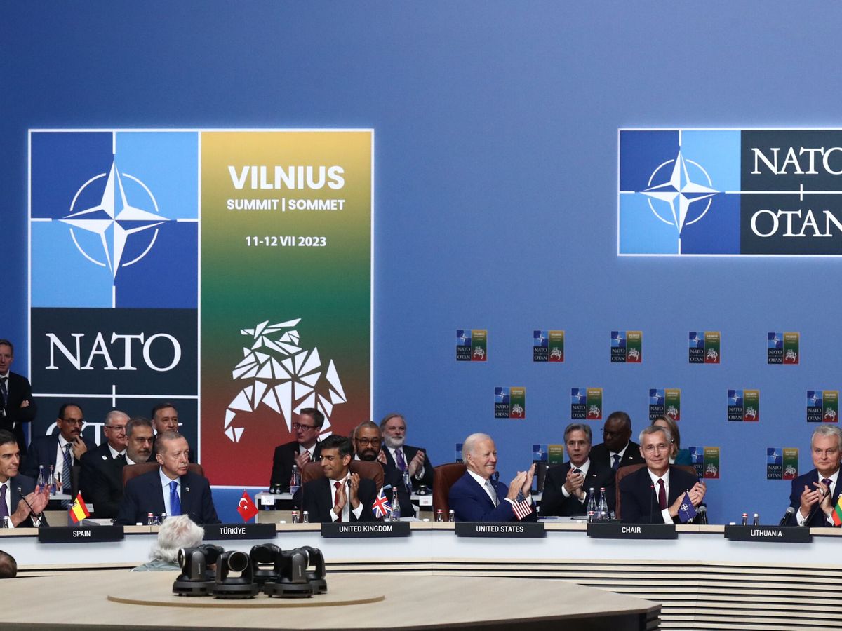 Foto: Los líderes de la OTAN. (EFE/Moncloa/Fernando Calvo)