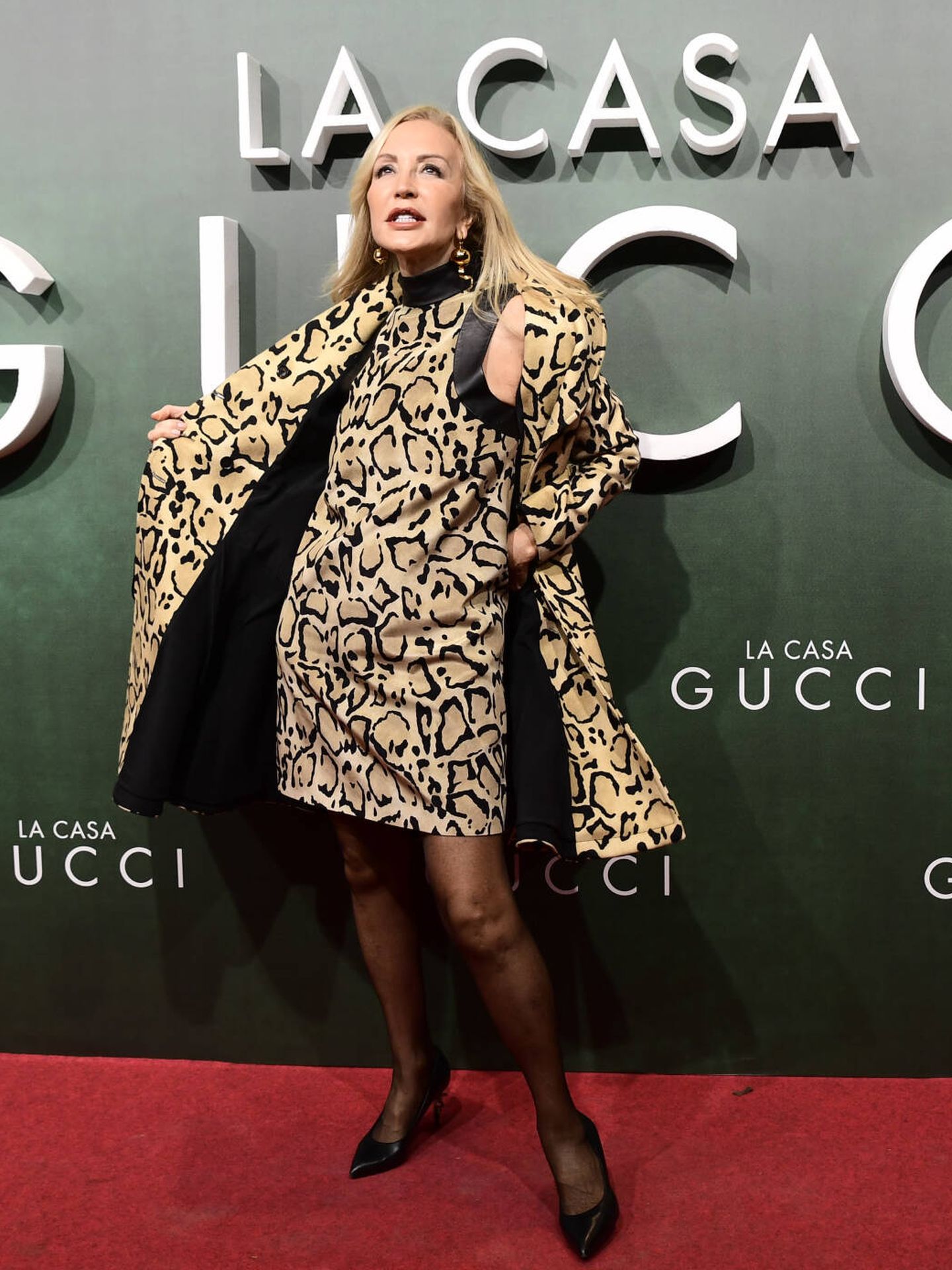 Carmen Lomana, en el estreno de 'La casa Gucci'. (Jose Gegundez)