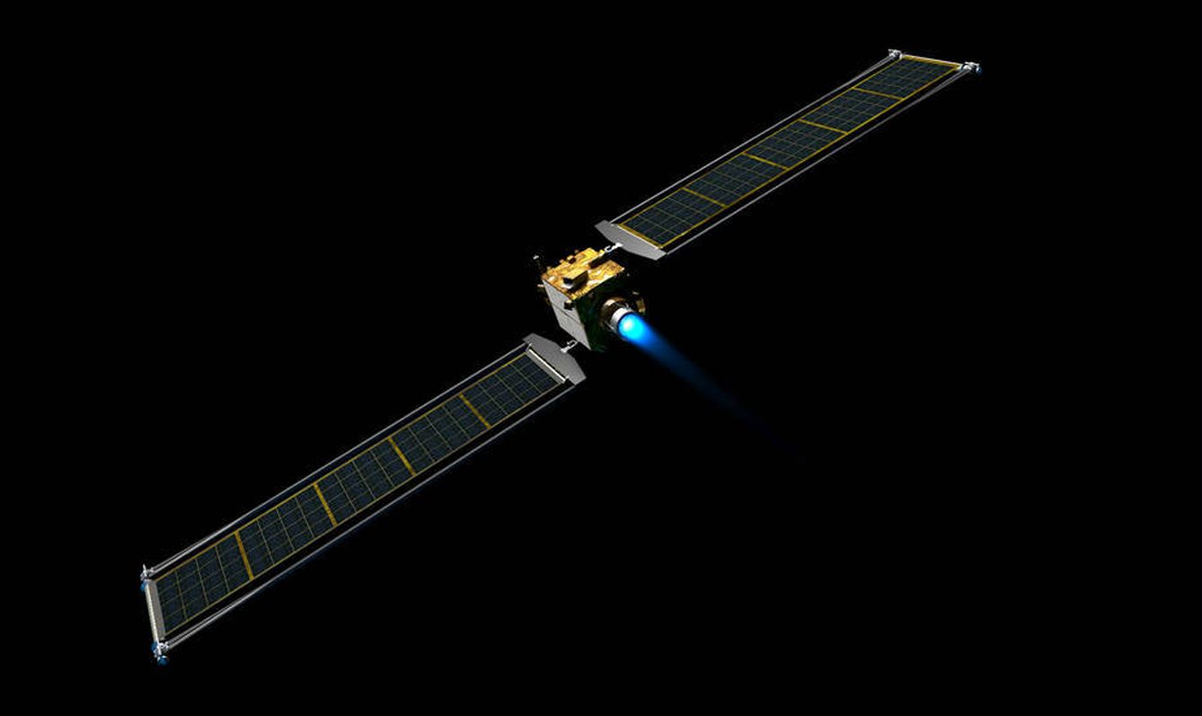 Ilustración de la sonda DART. (NASA)