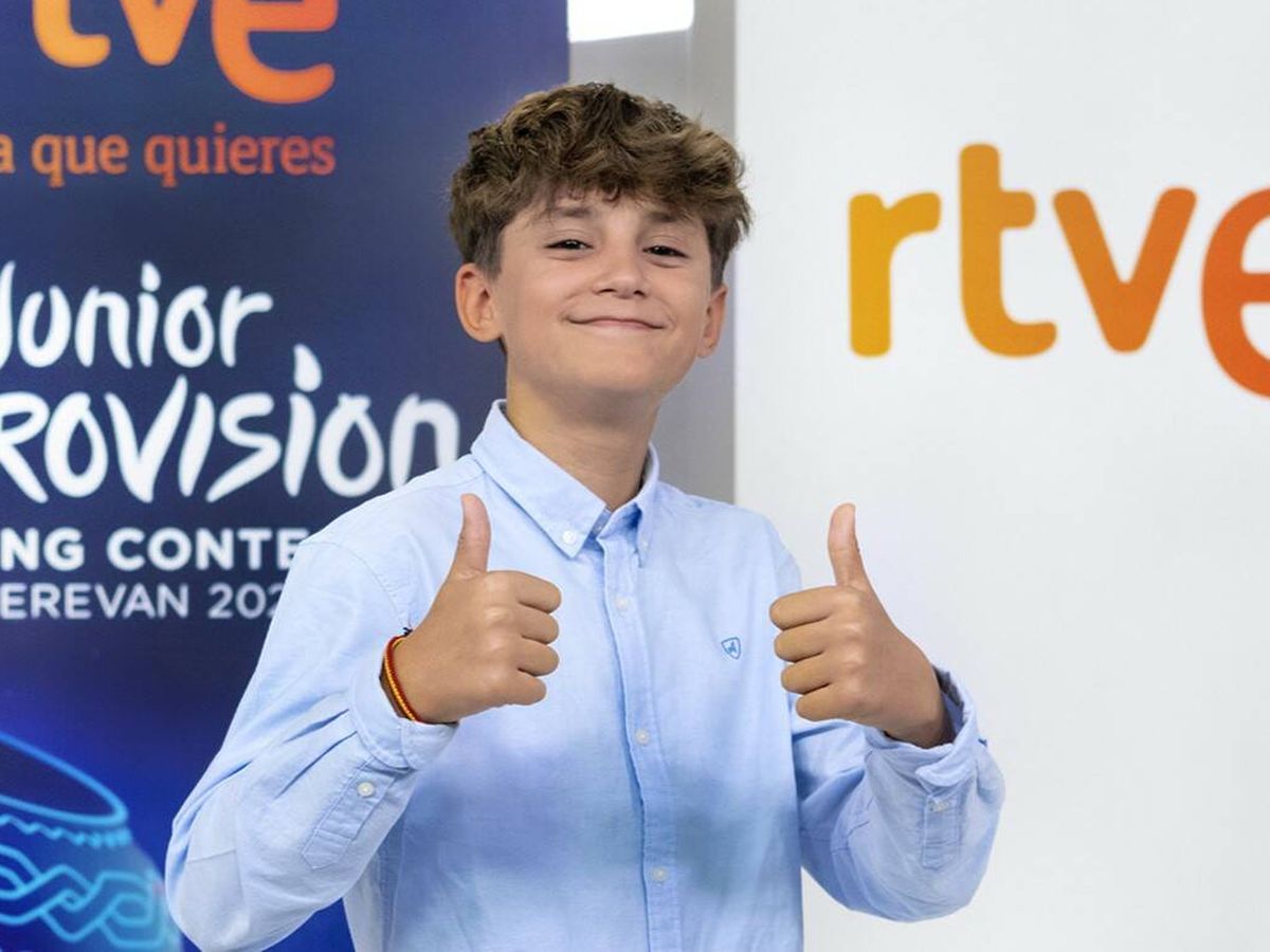 Foto: Carlos Higes, representante de España en Eurovisión Junior 2022. (RTVE)