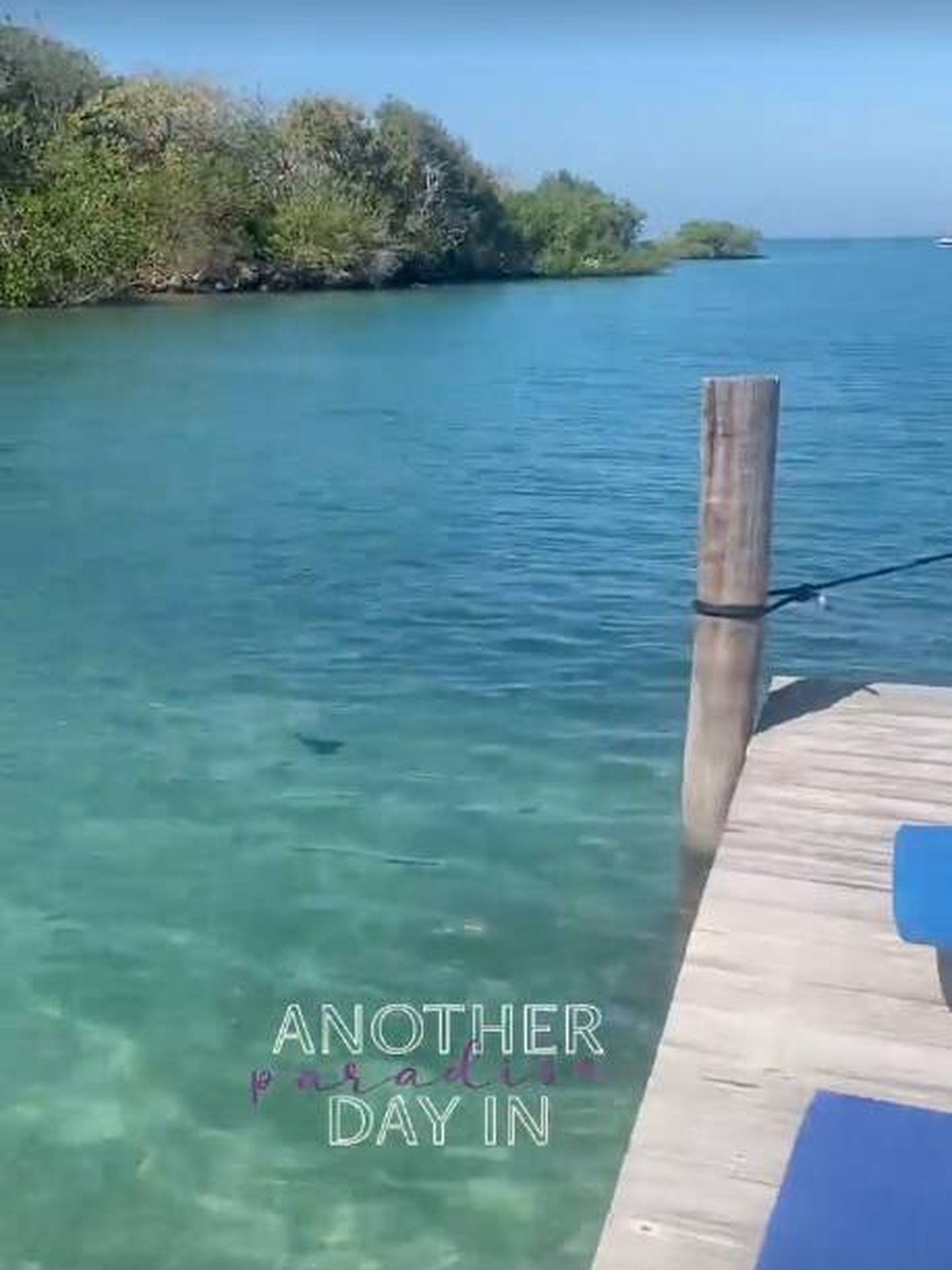 Las vacaciones caribeñas del presentador. (Instagram @joaquinprat)