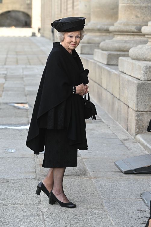La princesa Beatriz, este miércoles, en el funeral de la infanta Pilar. (EFE)