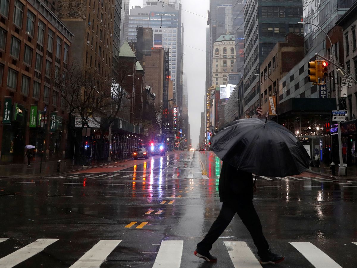 Foto: Imagen de las calles de Nueva York este lunes. (Reuters)