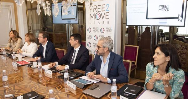 Foto: Presentación en la sede del grupo PSA en Madrid de los resultados de Free2move Lease.