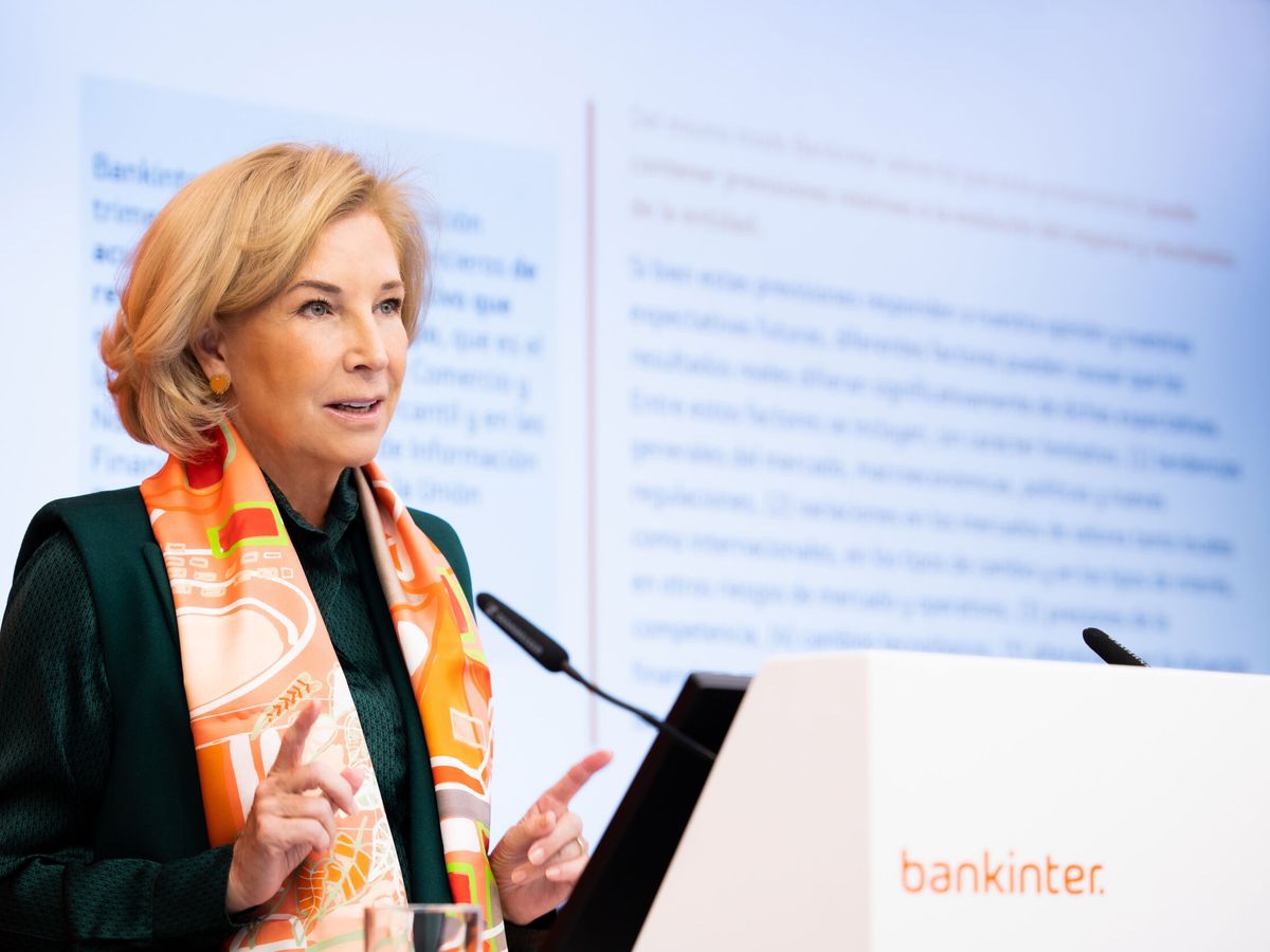 Foto: María Dolores Dancausa, CEO de Bankinter. (EFE/Máximo García de La Paz)