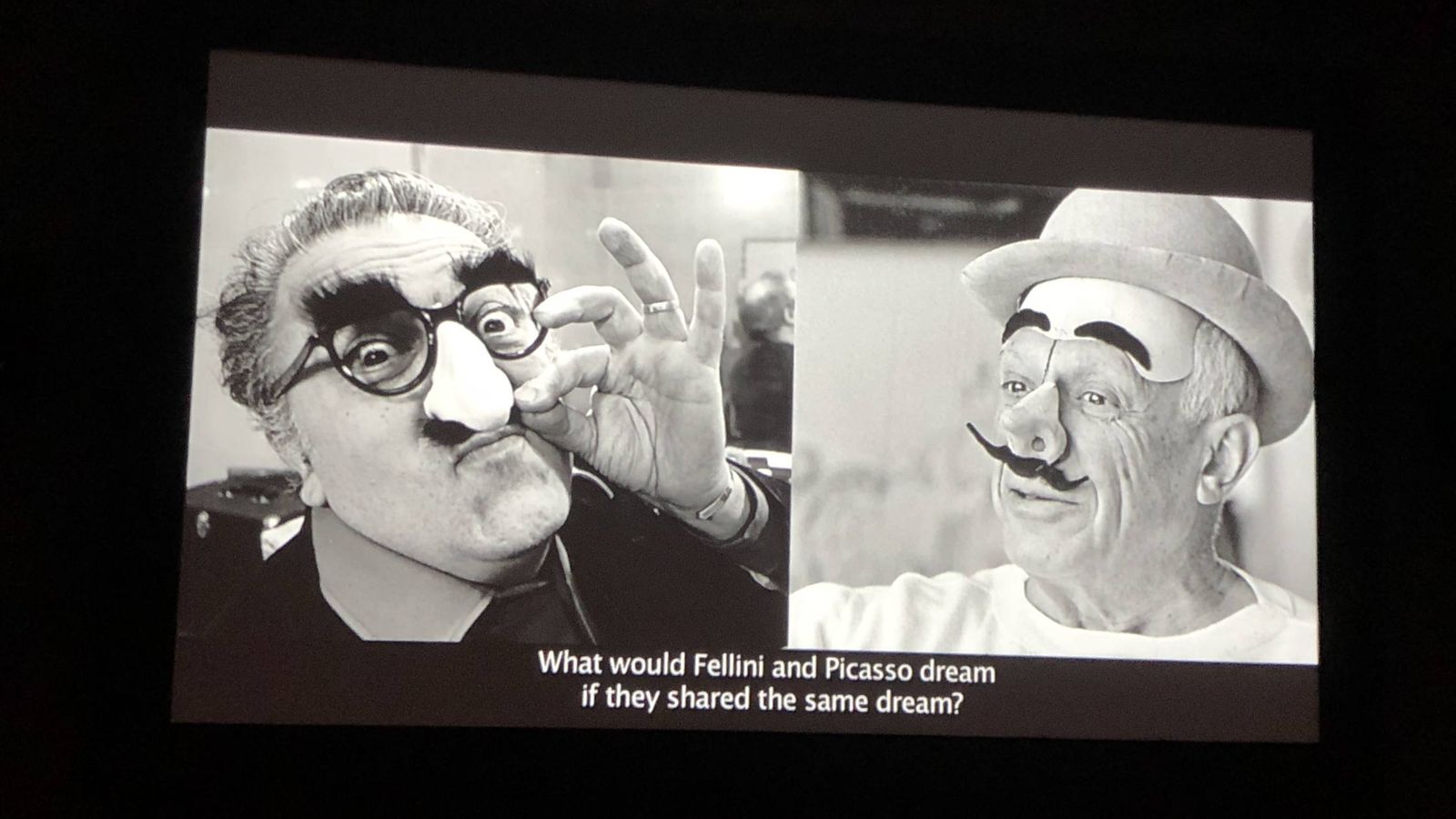 Foto: Fotograma del documental que Isaki Lacuesta ha dirigido para la exposición 'Y Fellini soñó con Picasso' (Agustín Rivera). 