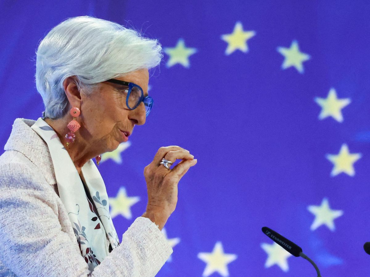 Foto: Christine Lagarde, presidenta del Banco Central Europeo. (Reuters/Kai Pfaffenbach)