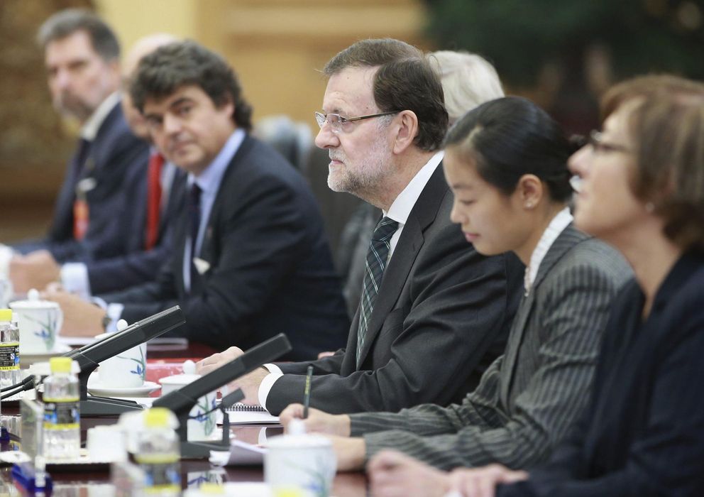 Foto: El presidente del Gobierno español, Mariano Rajoy, durante su viaje a China (EFE)