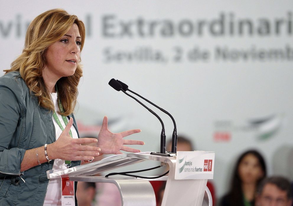 Foto: La presidenta de la Junta de Andalucía y secretaria general del PSOE de Sevilla, Susana Díaz. (EFE)