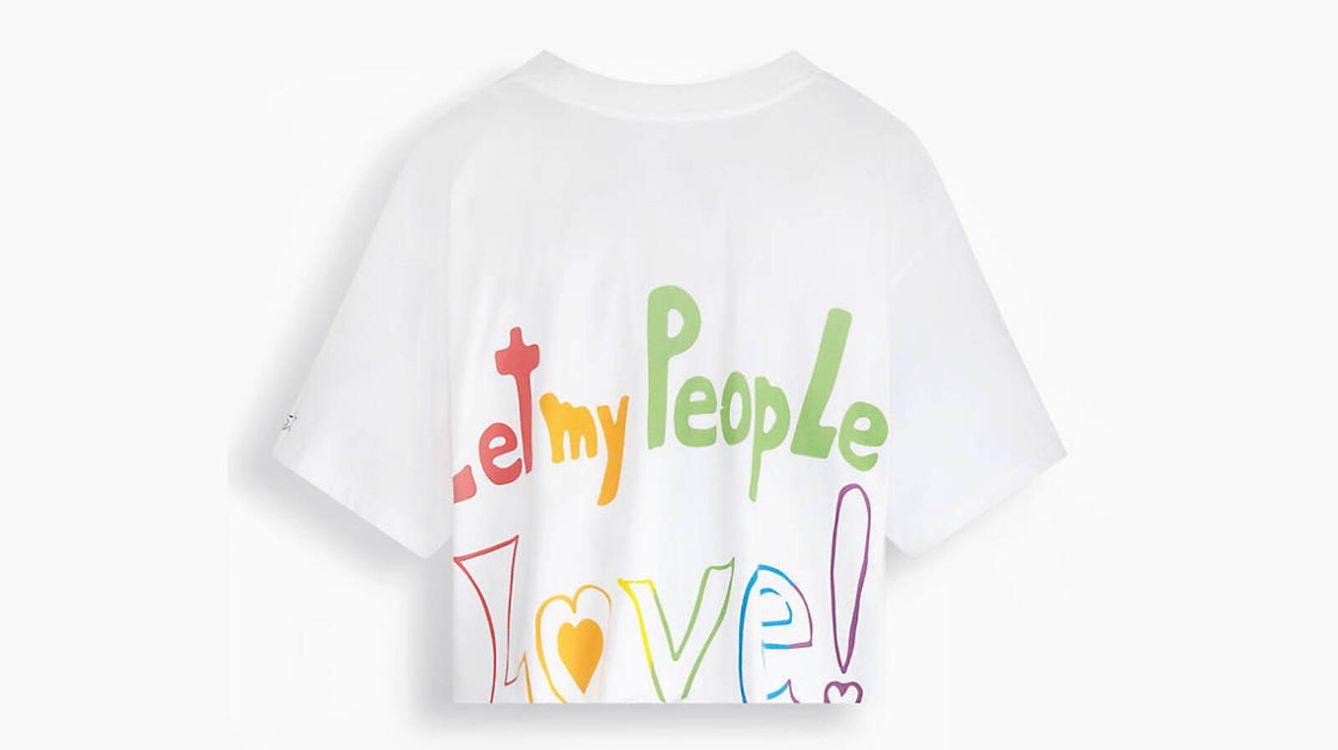 Camiseta recortada Levi's Pride. (Cortesía)