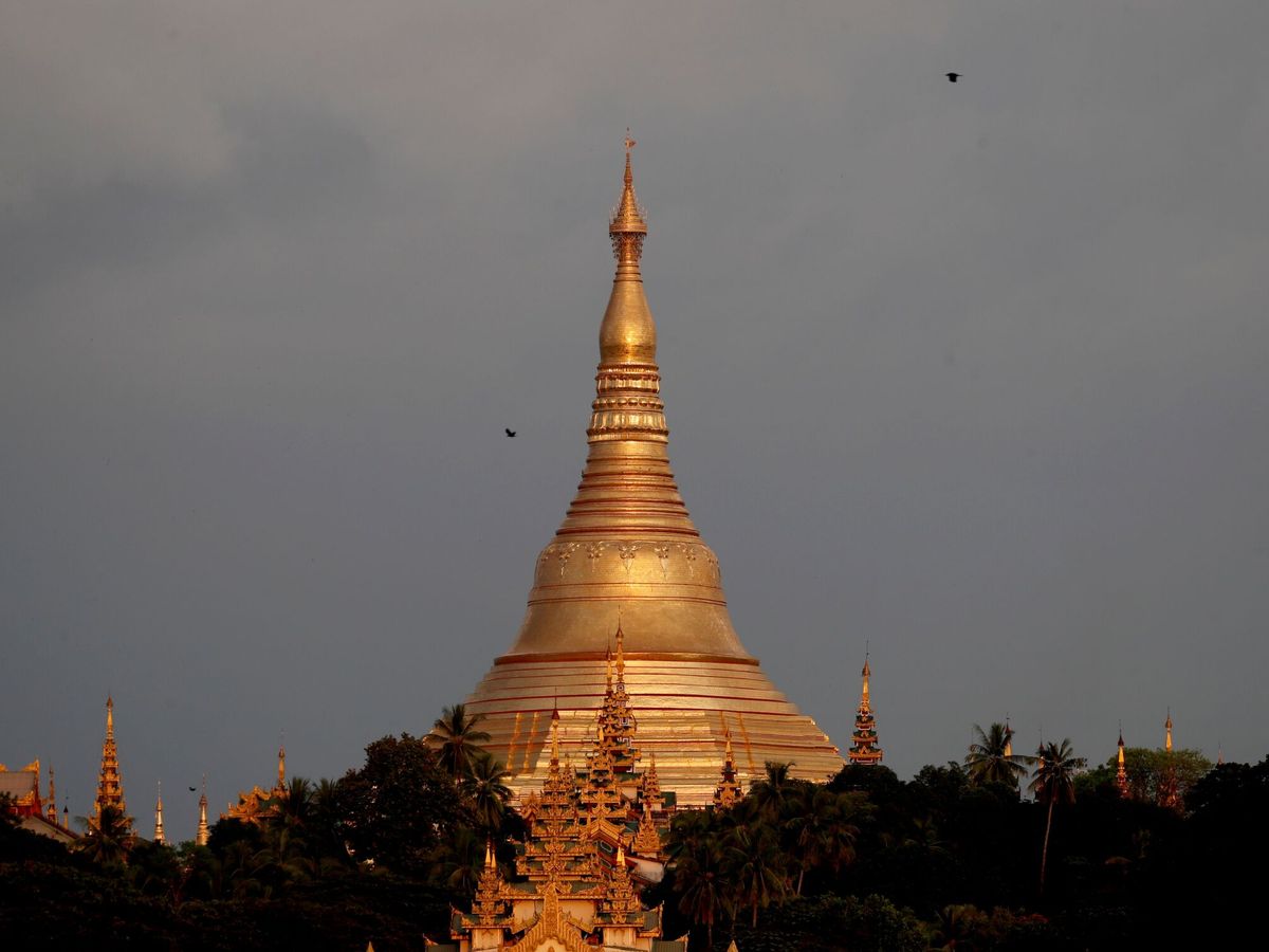 Foto: Pagoda de Shwedagon en Myanmar, Birmania (EFE)