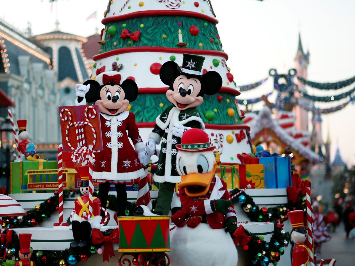 Foto: Navidad en Disneyland París. (Reuters)