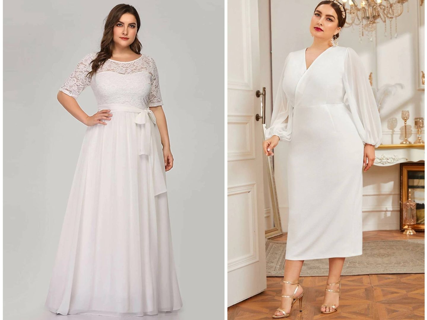 5 vestidos de novia bonitos y baratos que puedes encontrar en Shein, Vestidos de novia, Shein, VIU