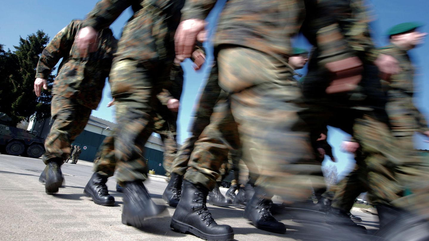 Soldados del 371º Batallón Armado de Infantería de la Bundeswehr en Marienberg, en abril de 2015. (Reuters)