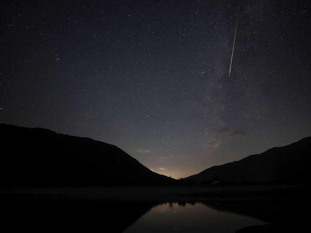 Foto: Annual perseid meteor shower at shebenik national park, in fushe stude