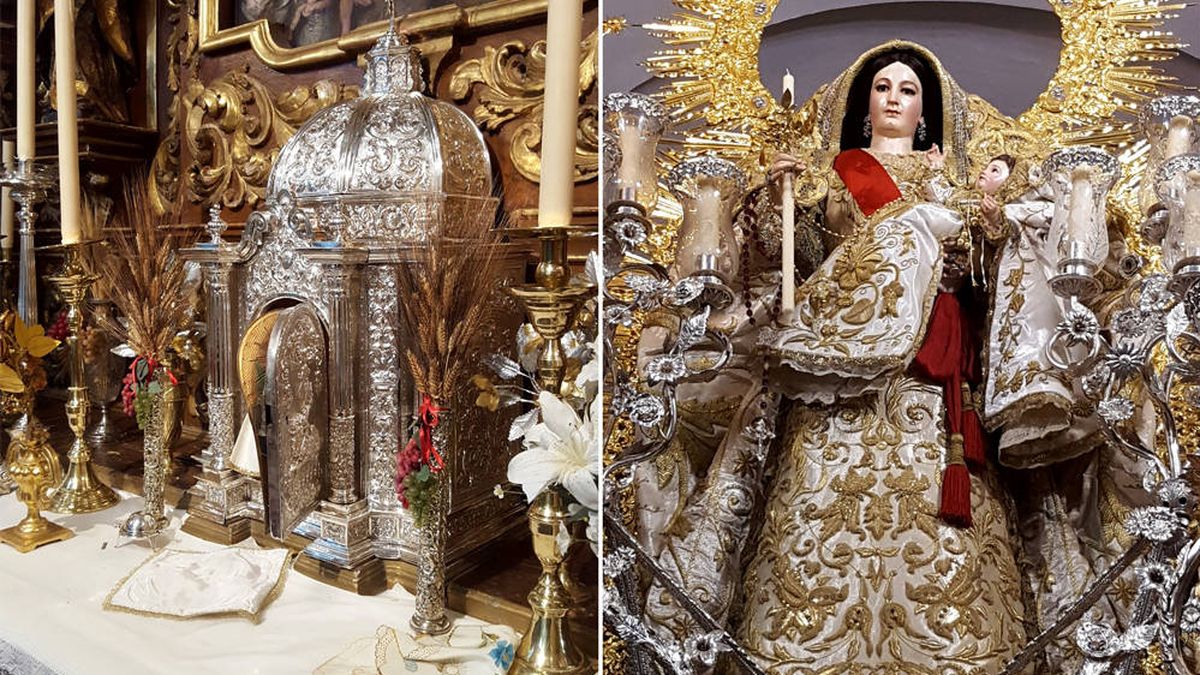 Roban las joyas de la Virgen del Rosario de una iglesia de Sevilla