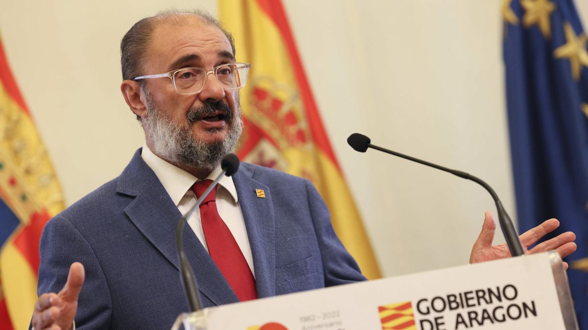 Lambán (PSOE) anuncia su candidatura para ser reelegido presidente de Aragón en 2023