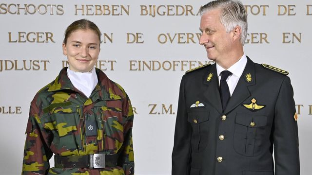 La princesa Elisabeth de Bélgica, en la Real Academia Militar. (Cordon Press)