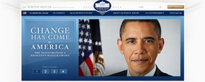 Cambio instantáneo en la web de la Casa Blanca segundos después de la investidura