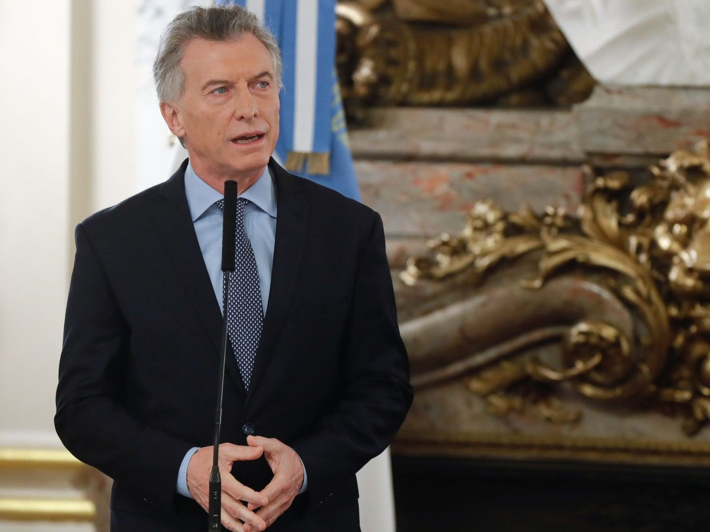 El presidente de Argentino, Mauricio Macri, en una comparecencia. (EFE)