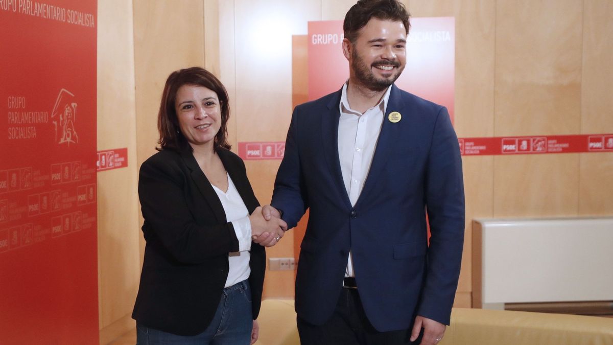 Rufián refuerza la 'pinza' a Podemos con Barcelona como moneda de cambio