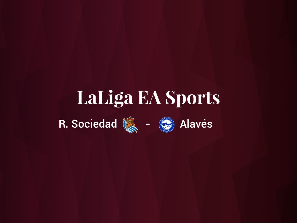 Foto: Resultados Real Sociedad - Deportivo Alavés de LaLiga EA Sports (C.C./Diseño EC)