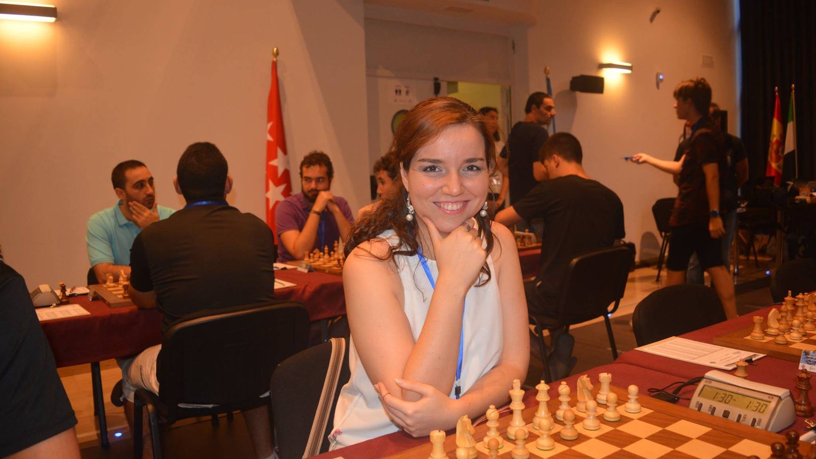 Foto: Sabrina Vega es en la actualidad la mejor jugadora del ajedrez español