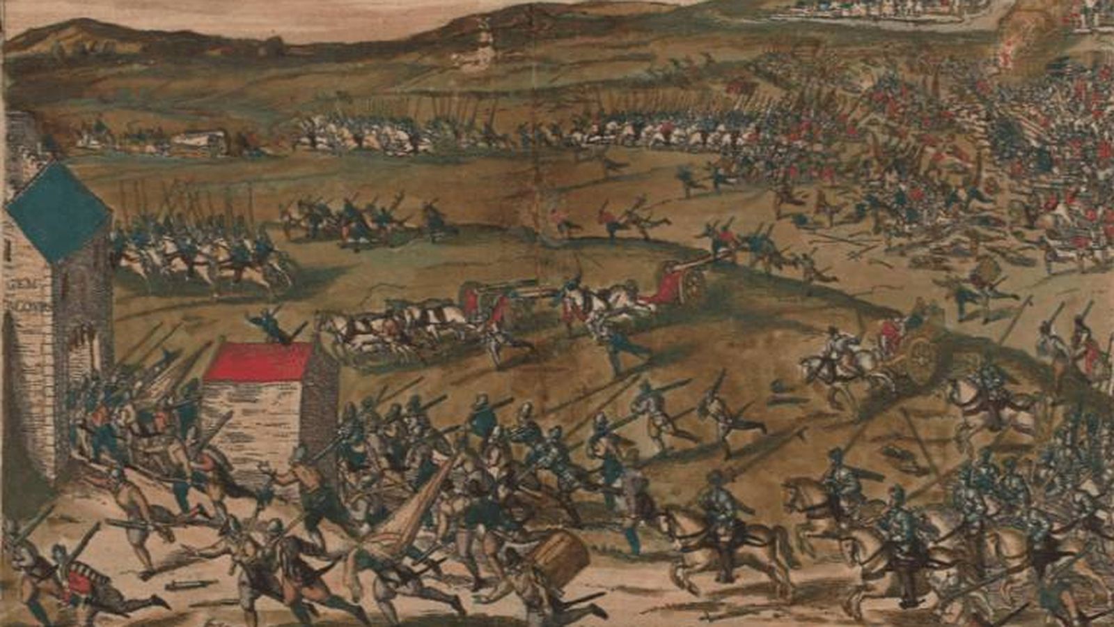 Foto: 'La batalla de Glembloux' de Frans Hogenberg.