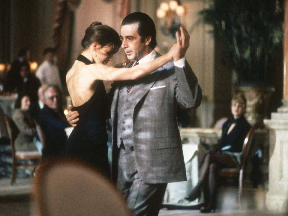 Foto: Al Pacino durante una secuencia de la película 'Esencia de mujer' (Universal Pictures)