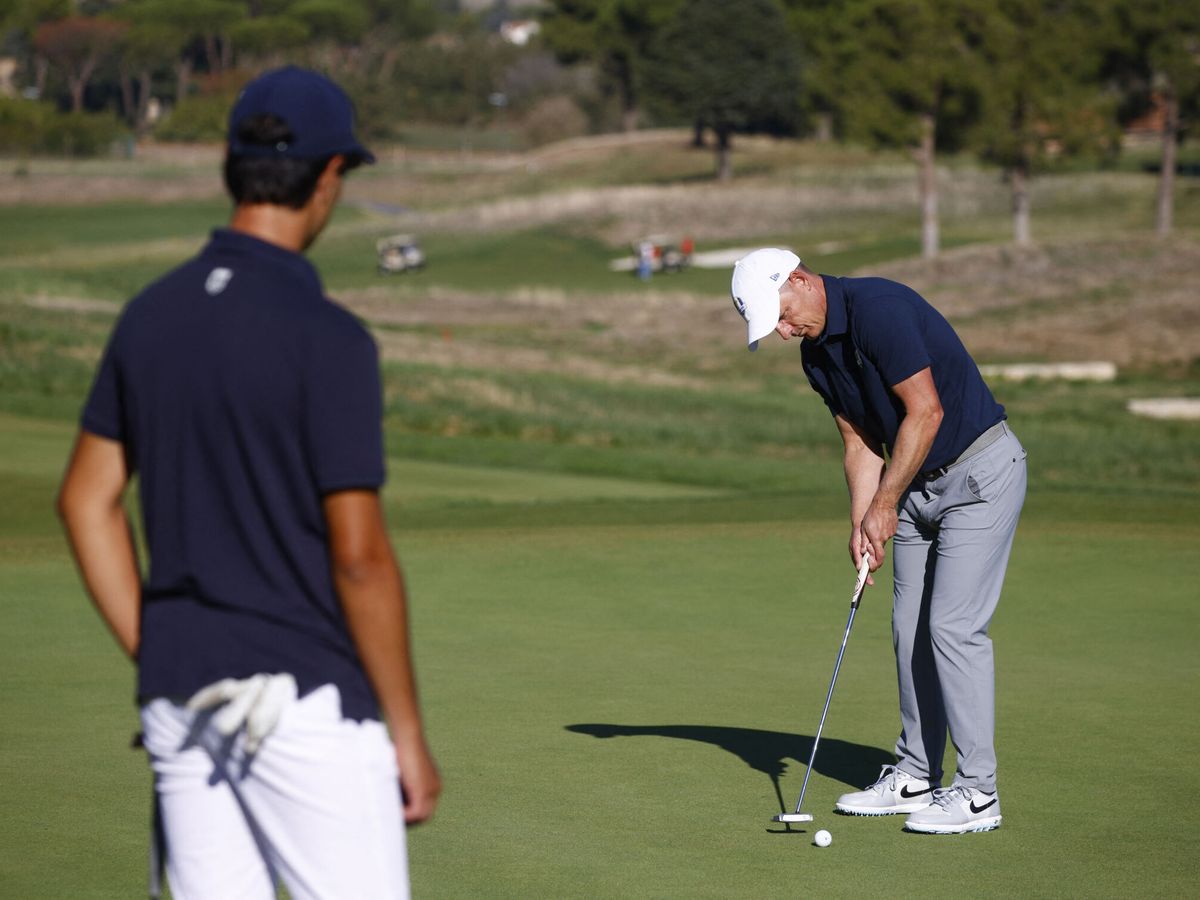 Foto: La Ryder Cup es un torneo de golf que enfrenta a equipos europeos y estadounidenses. (Reuters/Guglielmo Mangiapane)