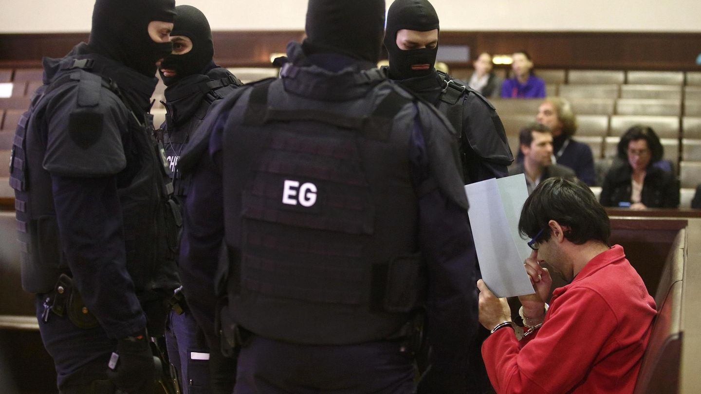 Magomed Z., checheno acusado de luchar con el ISIS, en su juicio en Krems (Reuters).