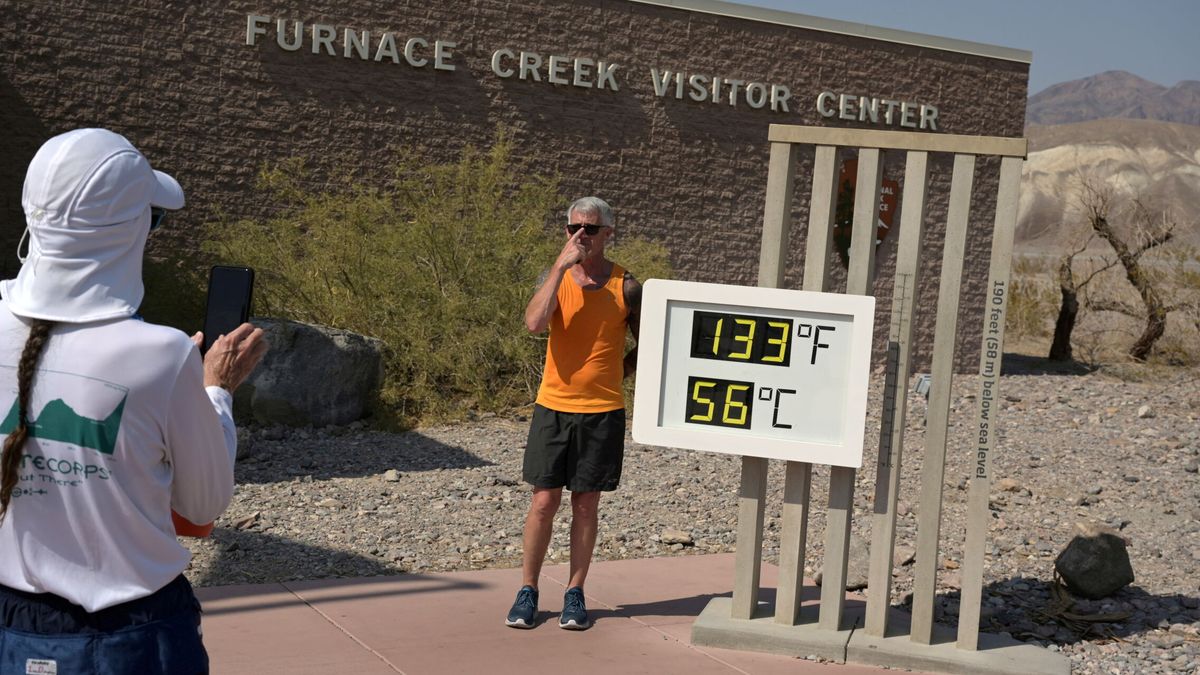 El termómetro del Valle de la Muerte marca los 54,2 grados, su segunda cifra más alta 
