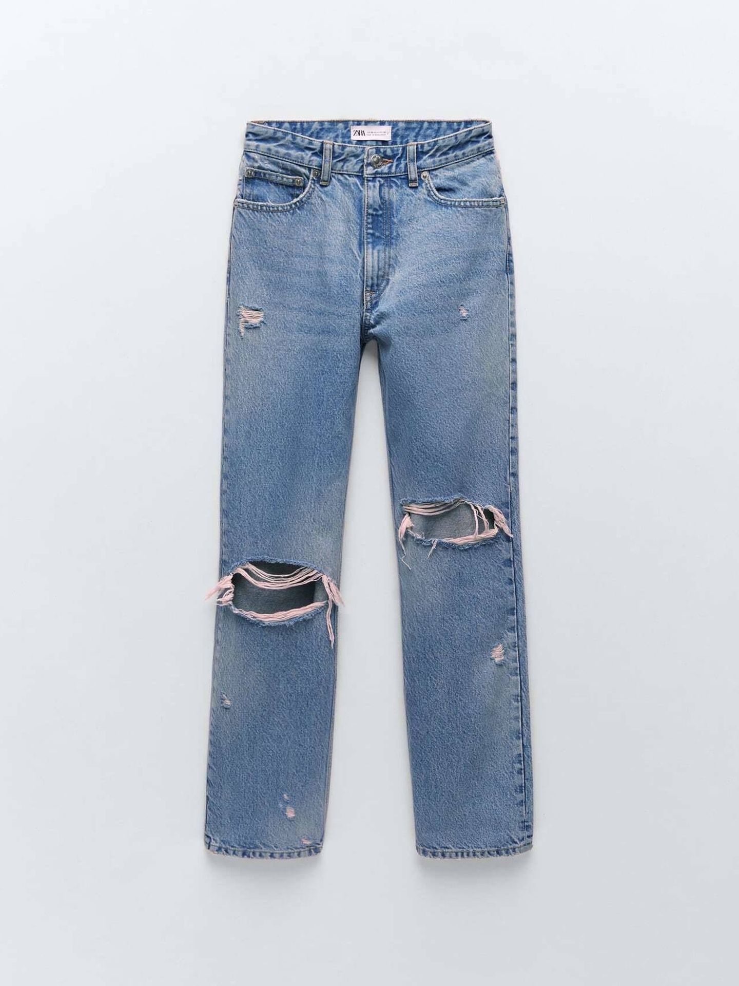 Los jeans de Zara que tiene Amelia Bono. (Cortesía)