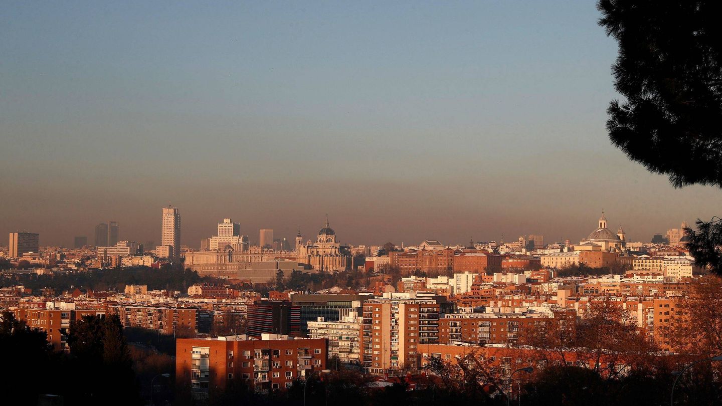 Contaminación en la ciudad de Madrid. EFE