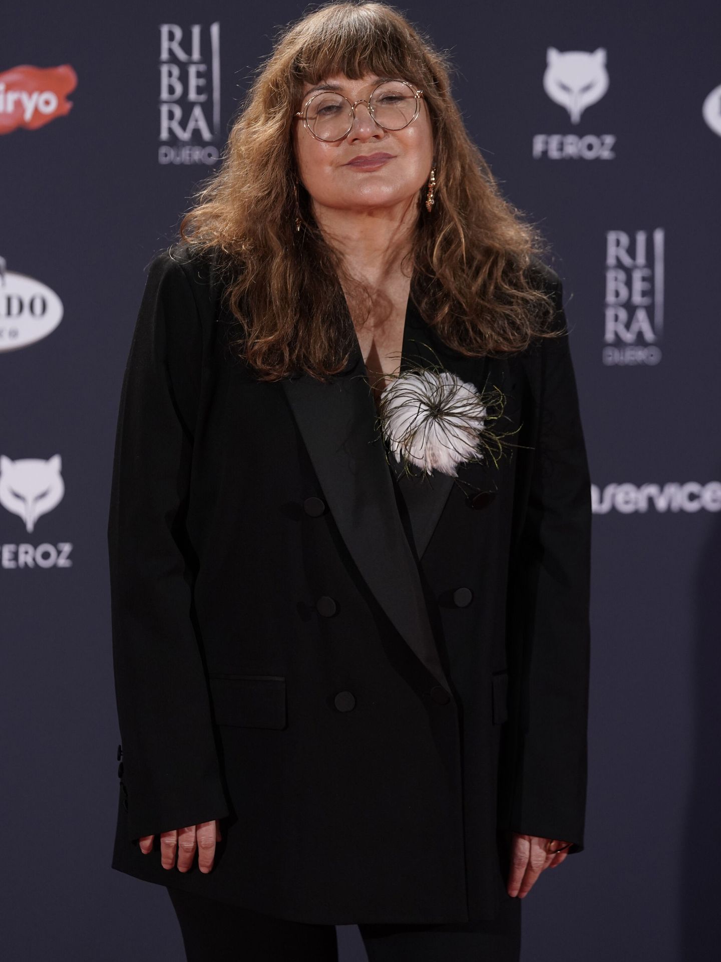 Isabel Coixet, en la alfombra roja de los Premios Feroz 2024. A. Pérez Meca / Europa Press