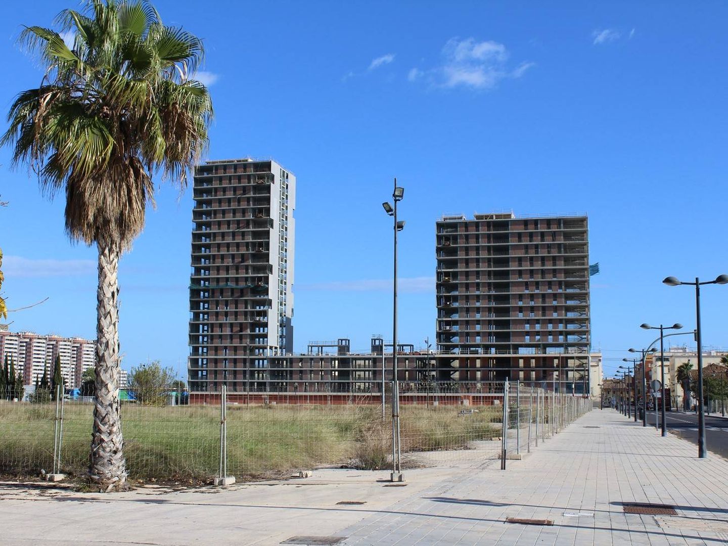 Imagen de Sociópolis (Valencia) cuando las obras quedaron paralizadas. (Roteros Construcción)
