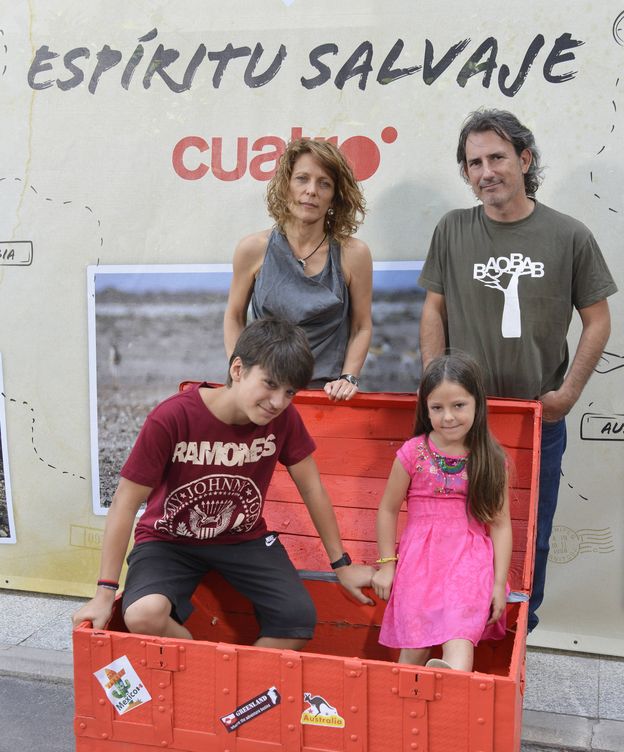 Foto: La familia Canela-Margarit, protagonista de 'Espíritu salvaje'. (Mediaset)