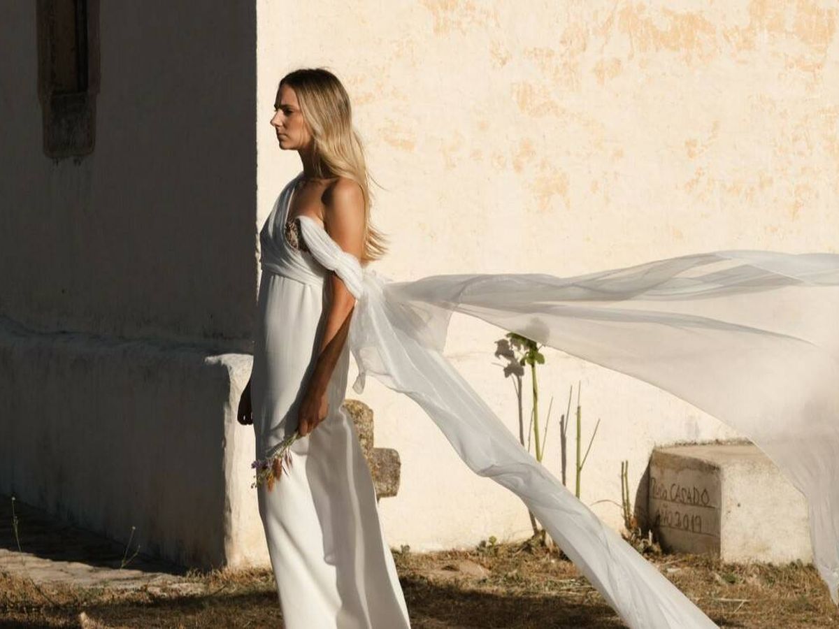 Foto: La nueva colección de vestidos de novia de Helena Mareque. (La Huella Que Dejas)
