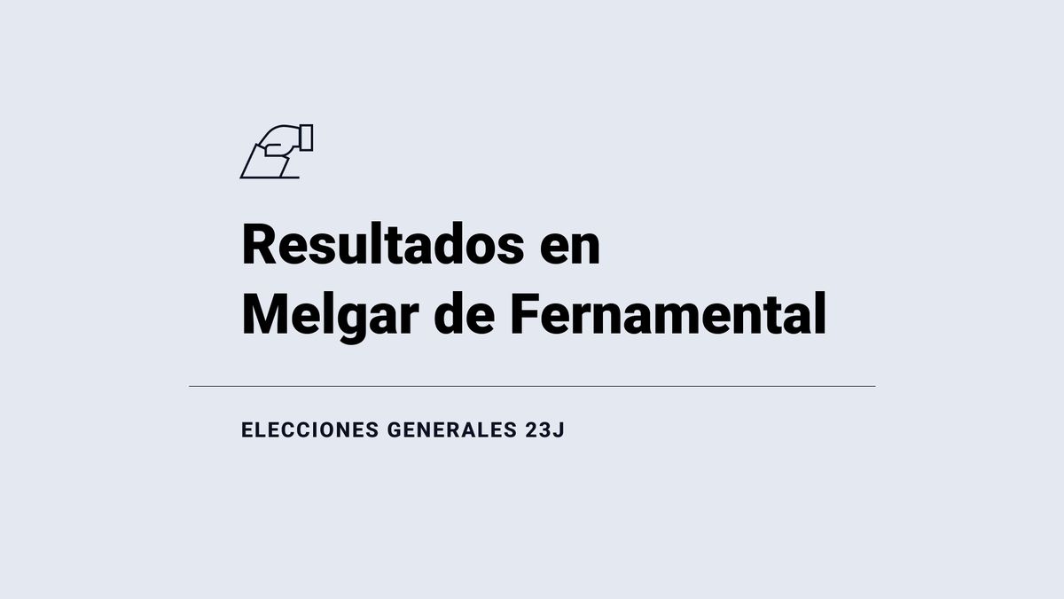 Resultados, votos y escaños en directo en Melgar de Fernamental de las elecciones del 23 de julio: escrutinio y ganador