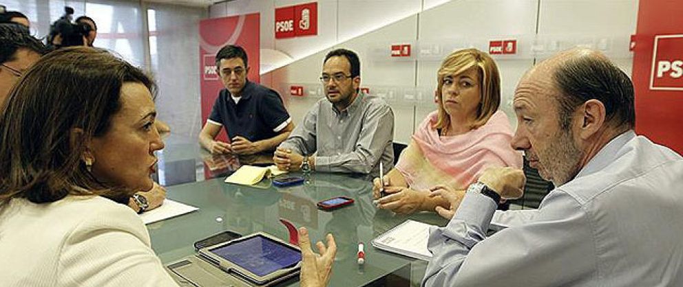 Foto: Rubalcaba rompe con el PP y exige la dimisión inmediata de Rajoy
