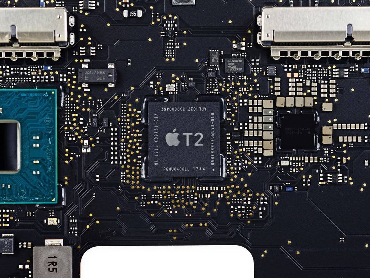 El famoso chip T2 (Foto: Apple)