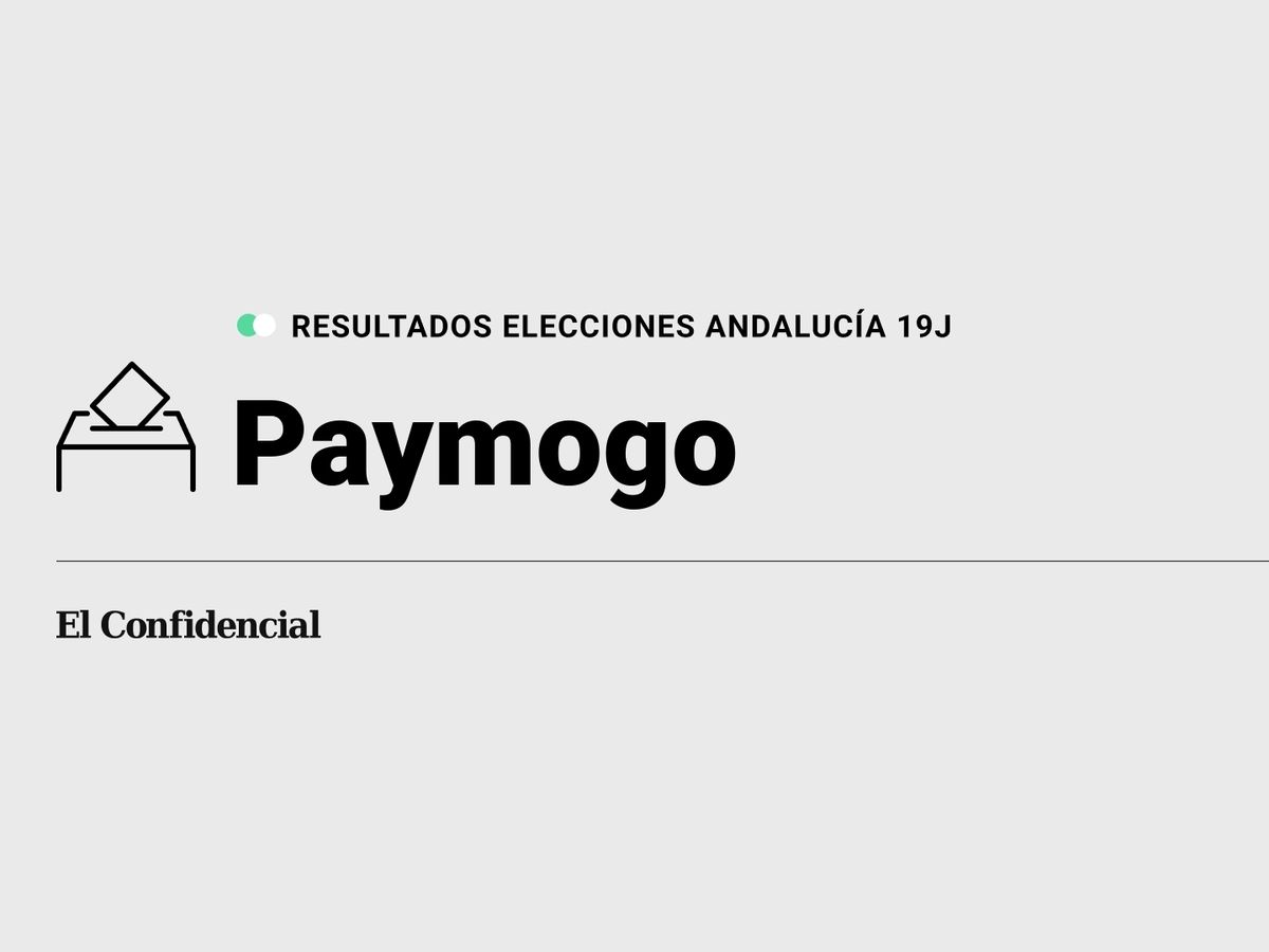 Foto: Resultados en Paymogo, Huelva, de las elecciones de Andalucía 2022 este 19-J (C.C./Diseño EC)