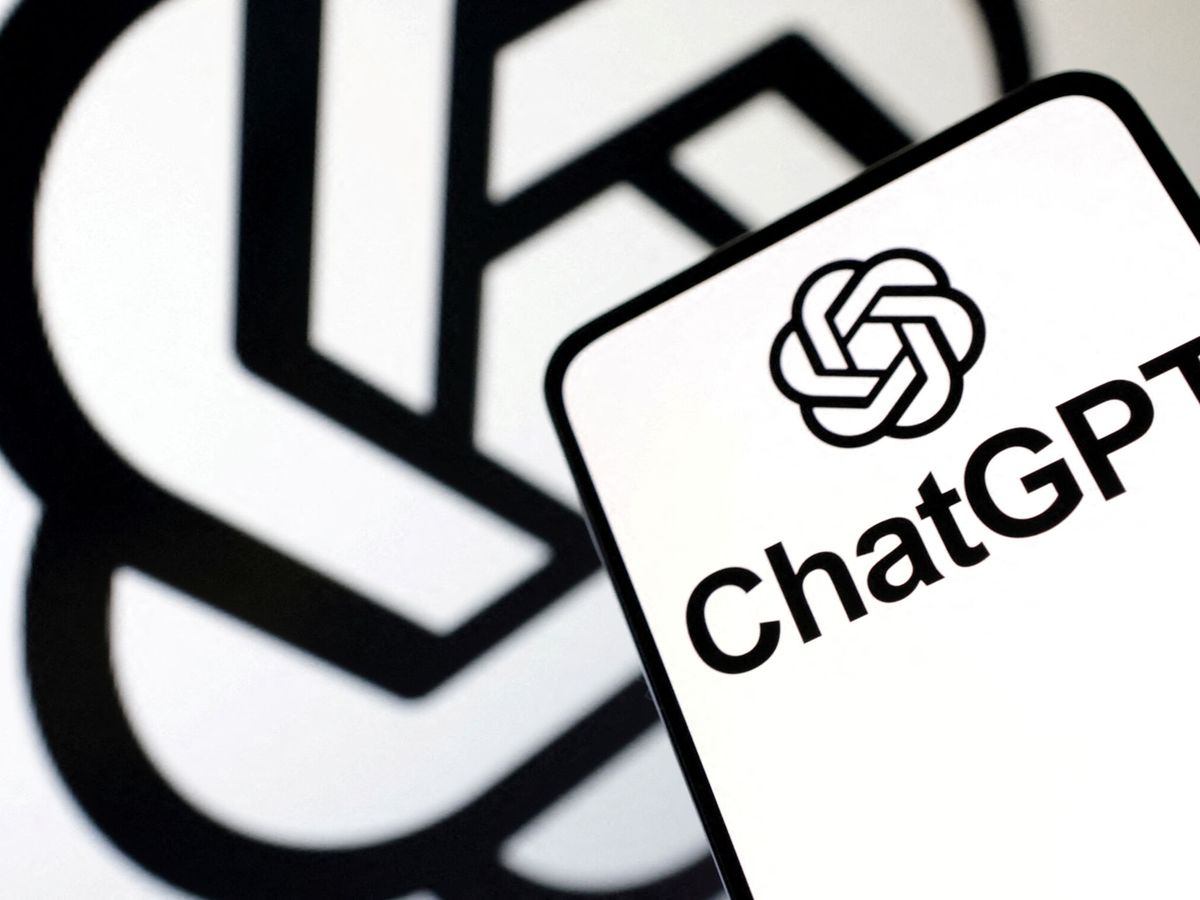 Foto: Vista del logo de ChatGPT. (Reuters)