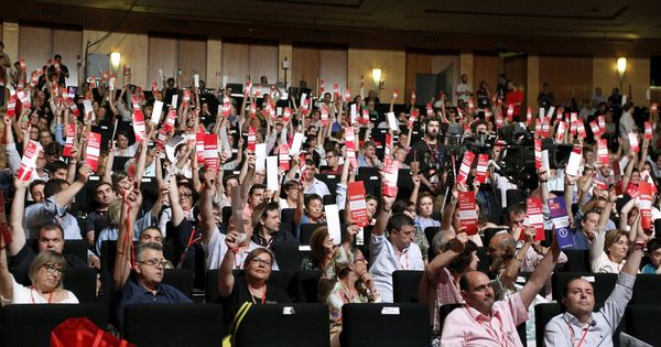 Foto: Plenario del 39º Congreso Federal del PSOE. (EFE)