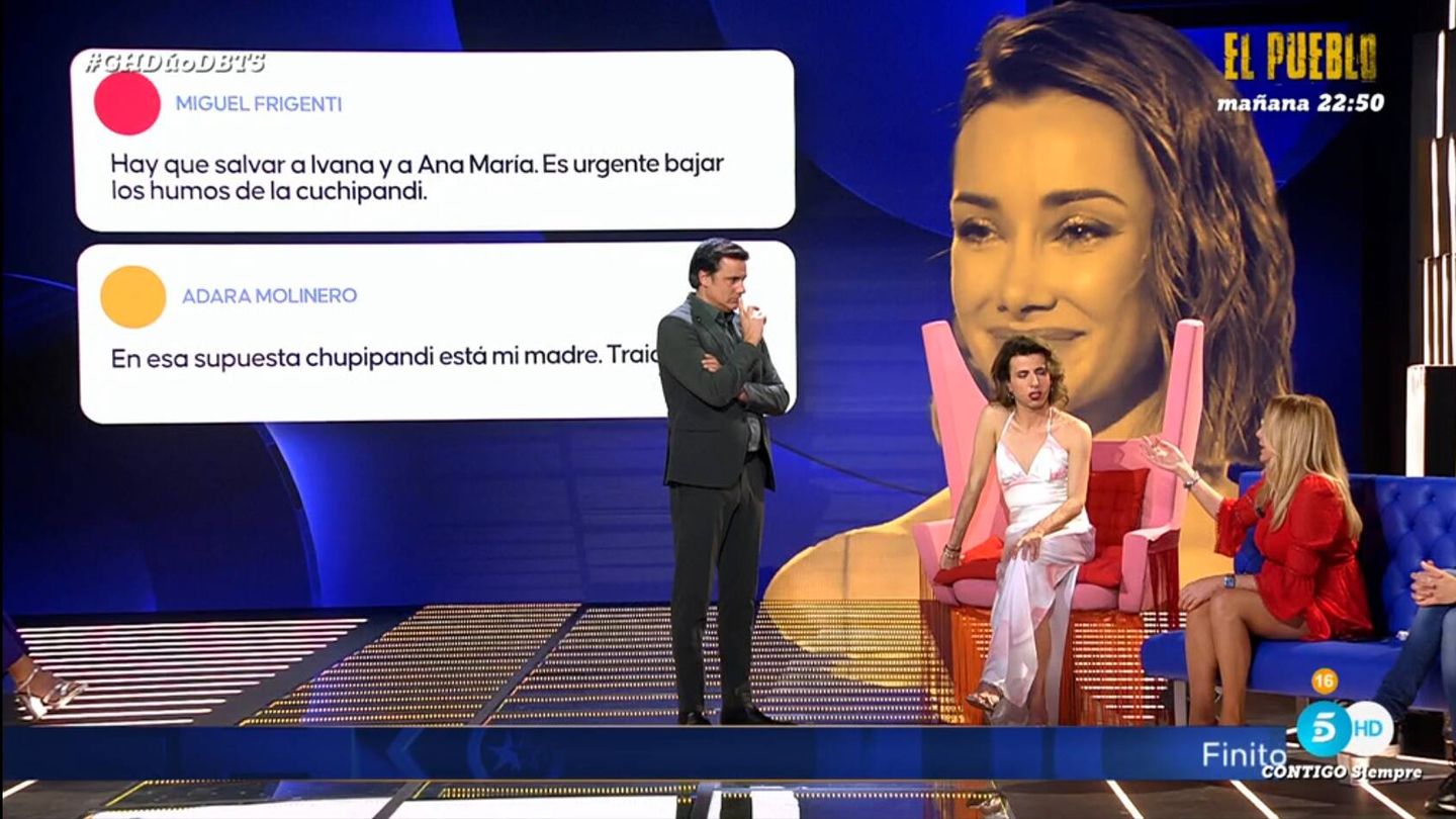 Críticas de Adara Molinero en X (Twitter), en 'GH Dúo 2'. (Mediaset)