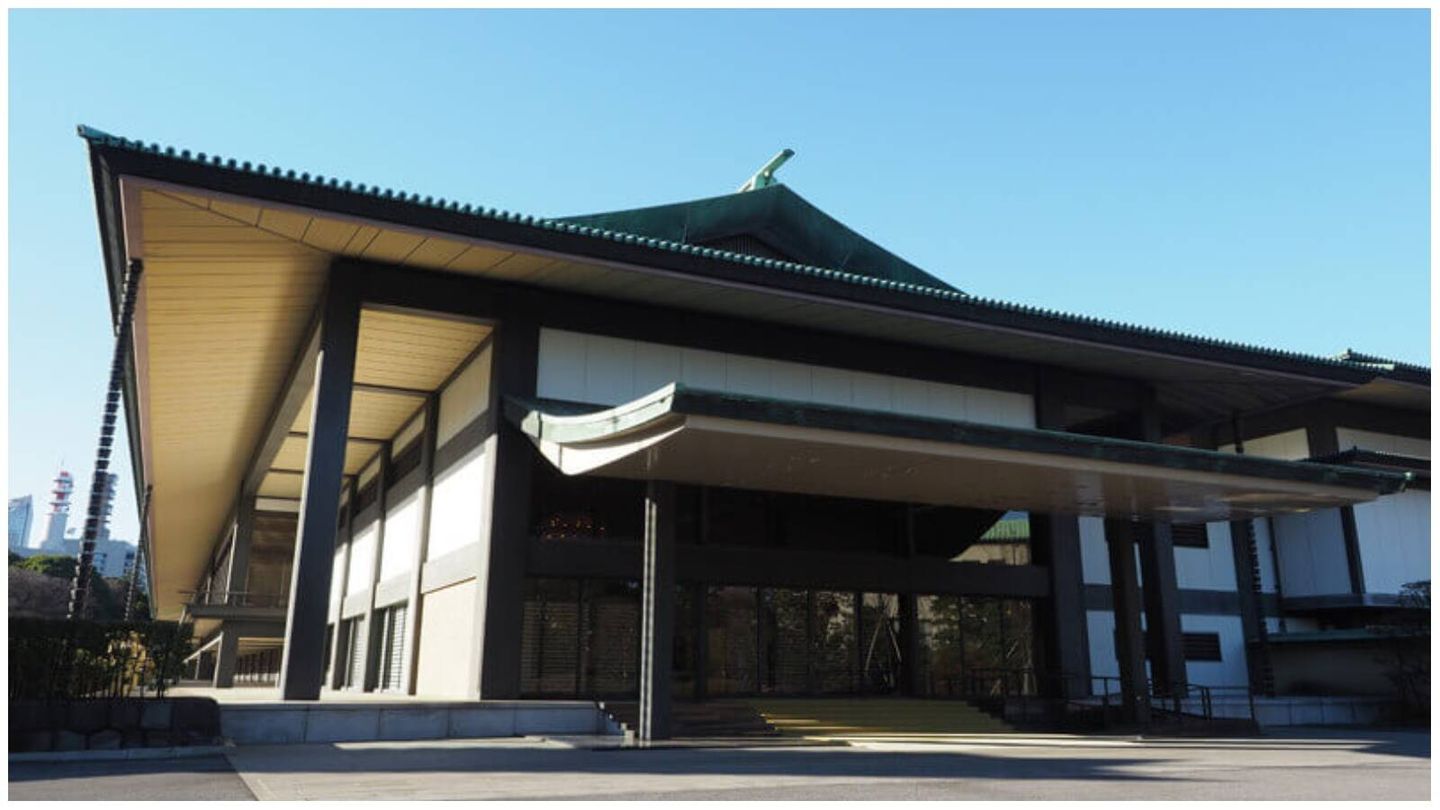 Kita-kuruma-yose es su entrada de gala, también conocida como el porche norte para carruajes. (Portal Oficial de Turismo de Tokio)