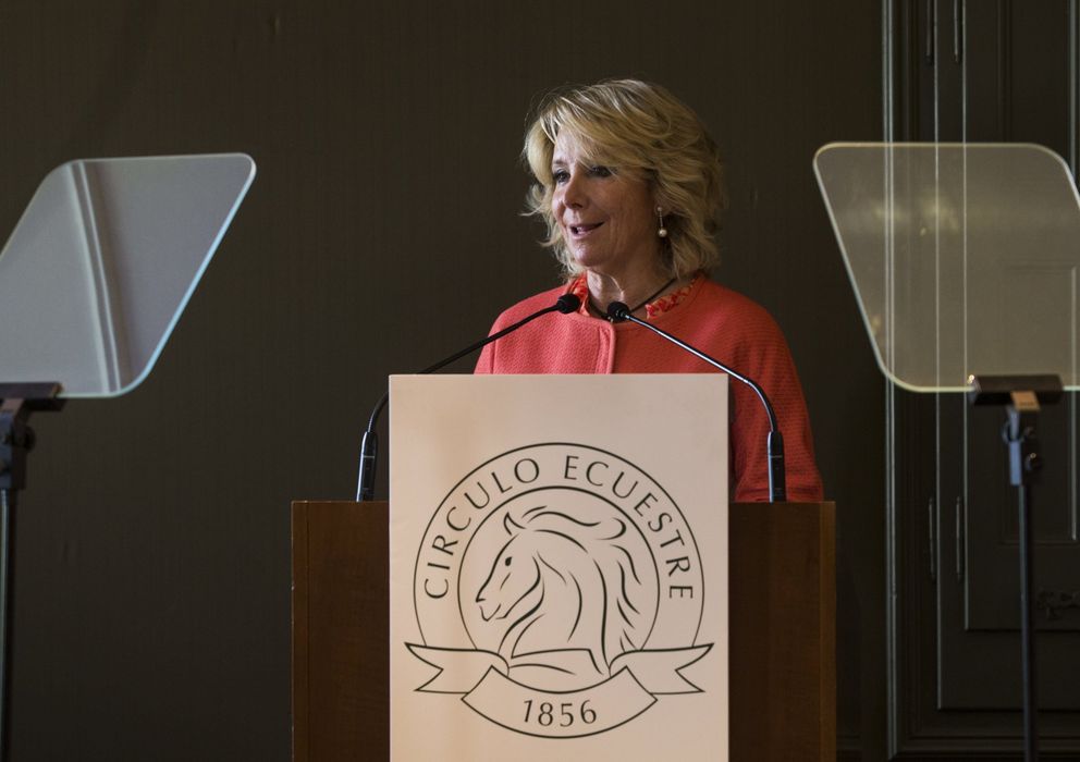 Foto: a presidenta del PP de Madrid, Esperanza Aguirre (EFE)