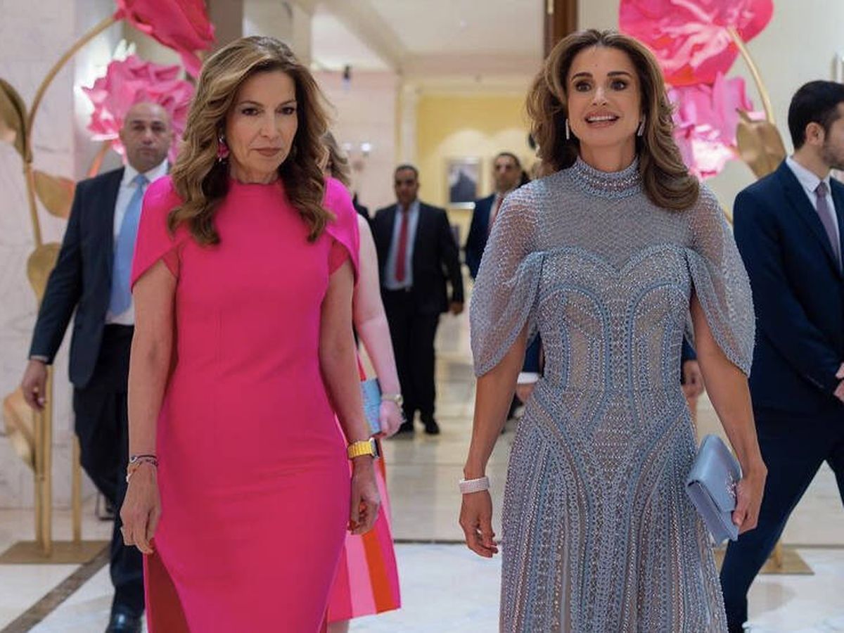 Foto: La reina Rania de Jordania, junto a la princesa Ghida. (Instagram/@queenrania)