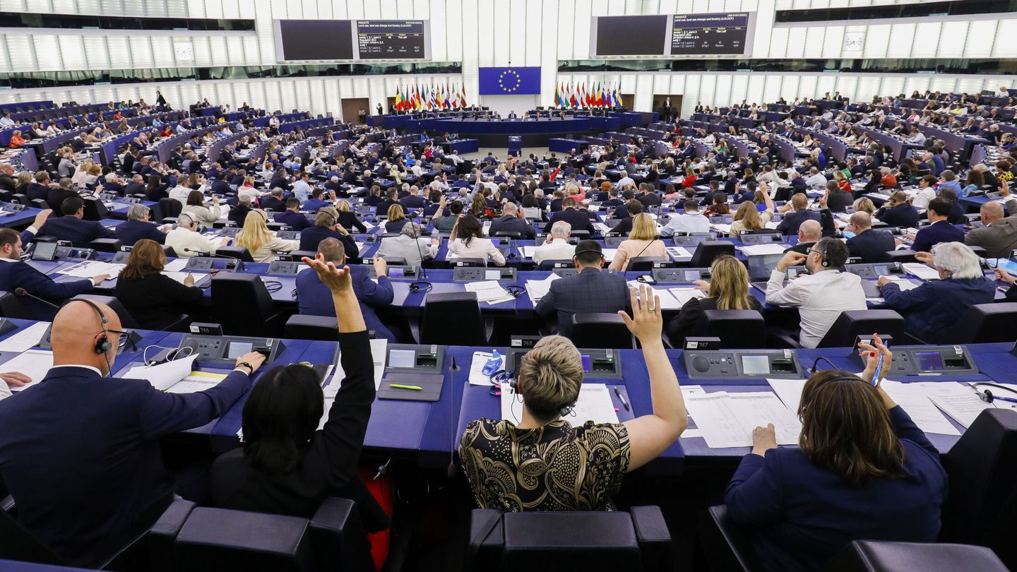 Sesión de votación en el Parlamento Europeo (EFE/ J.Warnand)