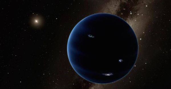 Foto:  Ilustración del misterioso Planeta 9 (Caltech)